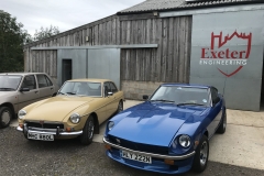MGB and Datsun 240Z servicing